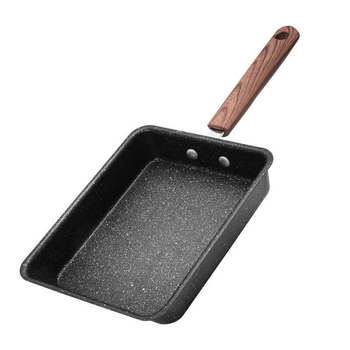 Jaapani stiilis Yuzi praetud kandiline mini mittenakkuva panniga paks muna praetud maifanite väike praepann praemuna majapidamise lame hommikusöögipann