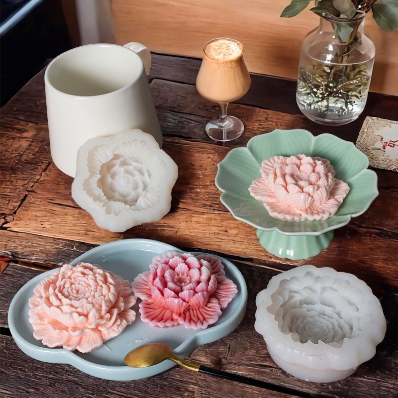 1 buc silicon mucegai tort mousse bujor mucegai tort mucegai silicon mucegai de slefuire instrument de decorare a mucegaiului de silicon