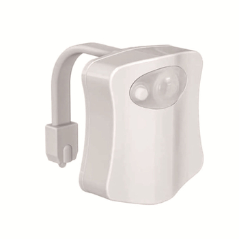 Piiriülene populaarne 8-värviline 16-värviline LED-lamp, tualett-anduriga lamp, rippuv inimkeha tualett-anduriga tualett-istme lamp, loominguline L