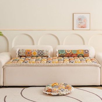 Плюшена възглавница за диван Four Seasons Универсална алтайска пасторална възглавница за хляб на пара Многофункционална неплъзгаща се възглавница за прозорец с татами