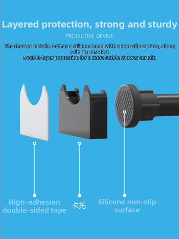 Teleskopinis strypas be gręžimo. Nereikia montuoti drabužių strypo, spintos atramos strypo, miegamojo lango užuolaidų strypo, dušo užuolaidų strypo, durų užuolaidų, spintos atramos strypo.