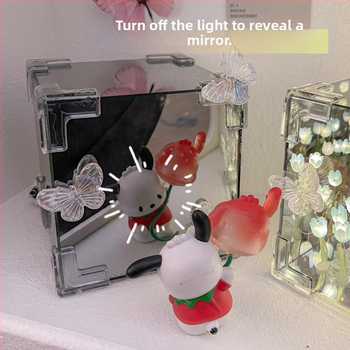 Δημιουργικό φωτιστικό νυχτός με κύβο του Ρούμπικ, χειροποίητο DIY, λουλούδι, θαλασσινή ατμόσφαιρα, ακρυλικό καθρέφτη, στερεοφωνικά στολίδια, δώρα