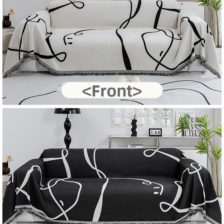 Šenilinis sofos rankšluostis, pilnai uždengiamas audinys, skirtas keturiems sezonams, universalus tiesios eilės, vientisas, neslystantis užvalkalas, 2025 m., naujas užvalkalas