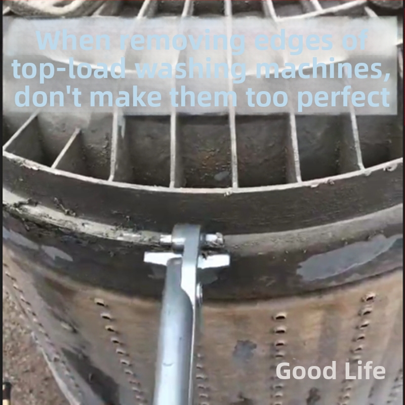 Околната среда е добра. Извадете вътрешния цилиндър и увийте ръба с клещи. Пулсаторна пералня, отстранете върха на плочата, удължете клещите. Инструменти за премахване и почистване на домакински уреди.