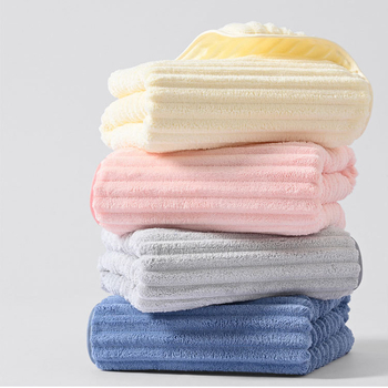 Trijų dalių vonios rankšluosčių rinkinys, ypač storas medvilninis medvilninis sugeriamasis rankšluostis, 2024 m., naujas, vyriškas ir moteriškas, pažangus buitinis įvyniojamas rankšluostis suaugusiems