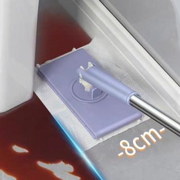 Οικιακός καθαρισμός Πολυλειτουργική σφουγγαρίστρα πλύσης προσώπου Lazy Αυτόματη κλίση πανιού Επίπεδη σκόνη καθαρισμού γυάλινη επίπεδη μικρή σφουγγαρίστρα