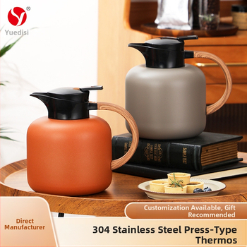 Arbatos vakuuminis puodas Dvisluoksnis šilumos izoliacinis termosas Apsauginis nuo nudegimų Didelės talpos šilumos išsaugojimo butelis Aukštos kokybės dovanos