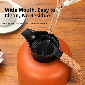 Arbatos vakuuminis puodas Dvisluoksnis šilumos izoliacinis termosas Apsauginis nuo nudegimų Didelės talpos šilumos išsaugojimo butelis Aukštos kokybės dovanos