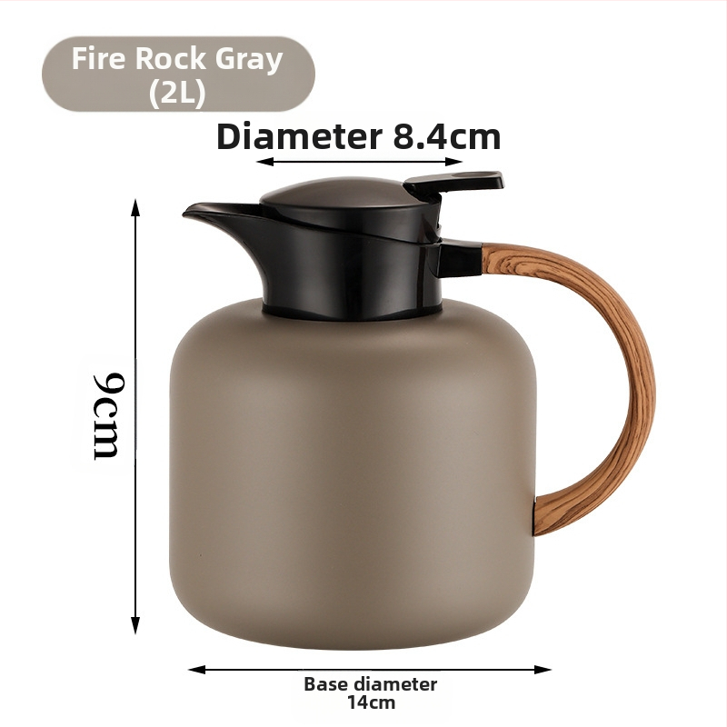 Arbatos vakuuminis puodas Dvisluoksnis šilumos izoliacinis termosas Apsauginis nuo nudegimų Didelės talpos šilumos išsaugojimo butelis Aukštos kokybės dovanos