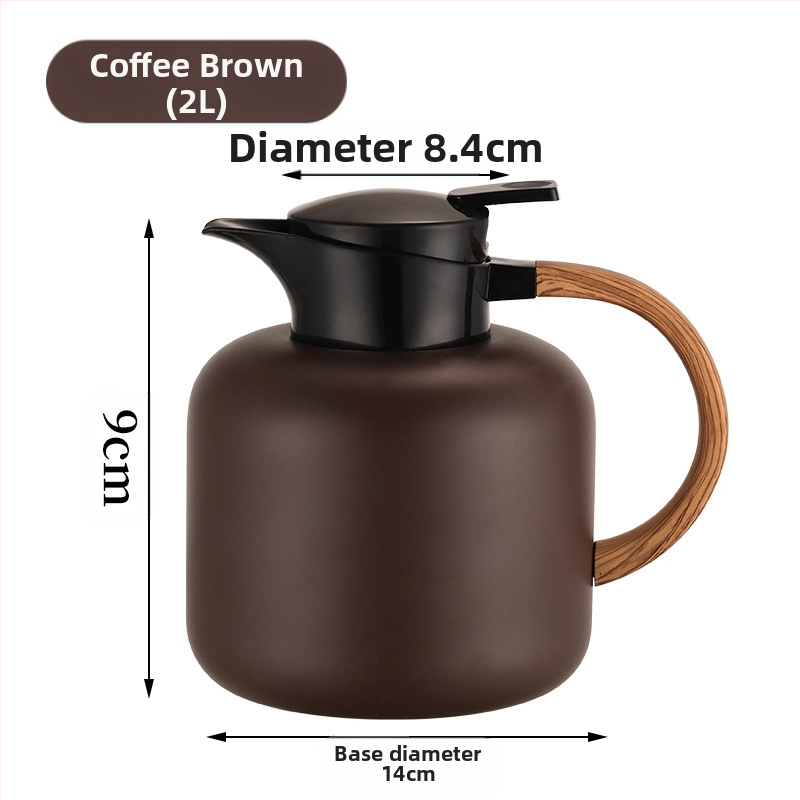 Arbatos vakuuminis puodas Dvisluoksnis šilumos izoliacinis termosas Apsauginis nuo nudegimų Didelės talpos šilumos išsaugojimo butelis Aukštos kokybės dovanos