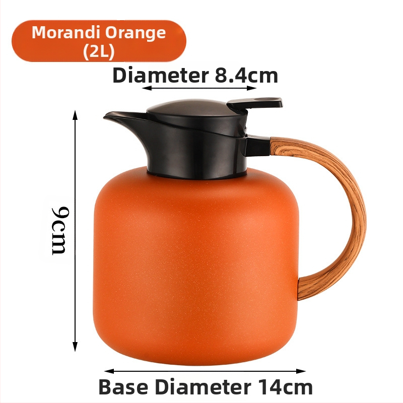 Arbatos vakuuminis puodas Dvisluoksnis šilumos izoliacinis termosas Apsauginis nuo nudegimų Didelės talpos šilumos išsaugojimo butelis Aukštos kokybės dovanos