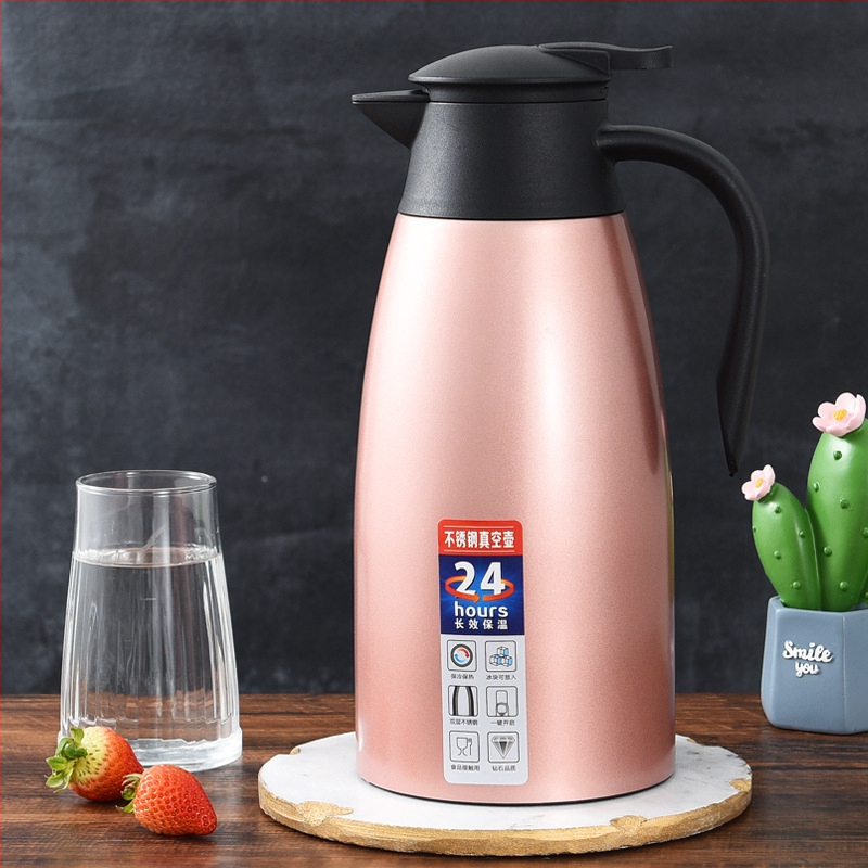 Arbatos vakuuminis puodas Dvisluoksnis šilumos izoliacinis termosas Apsauginis nuo nudegimų Didelės talpos šilumos išsaugojimo butelis Aukštos kokybės dovanos