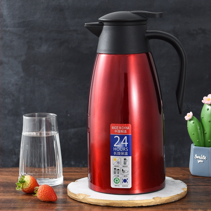 Arbatos vakuuminis puodas Dvisluoksnis šilumos izoliacinis termosas Apsauginis nuo nudegimų Didelės talpos šilumos išsaugojimo butelis Aukštos kokybės dovanos