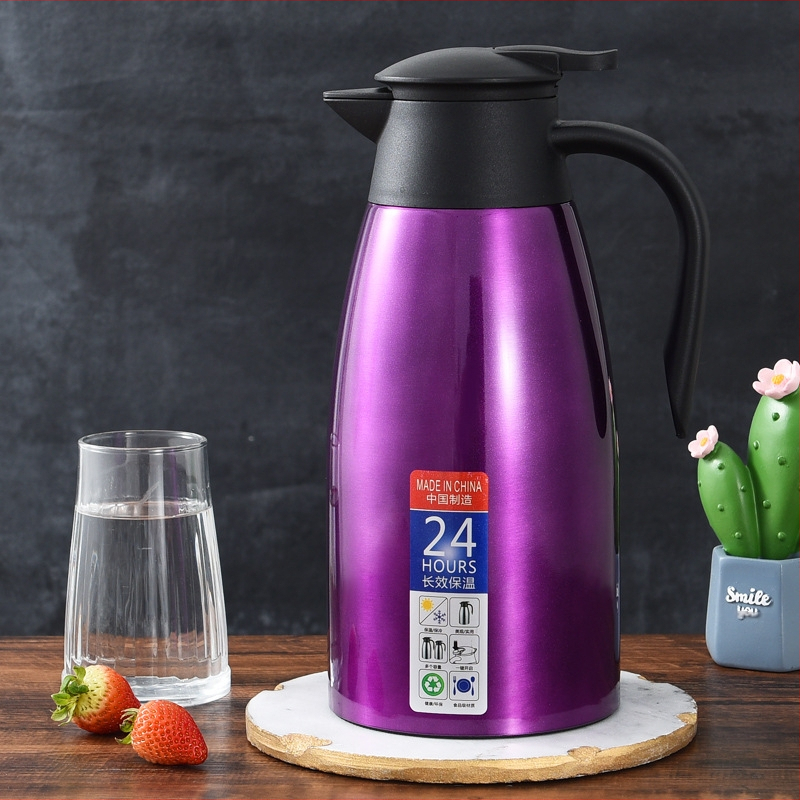 Arbatos vakuuminis puodas Dvisluoksnis šilumos izoliacinis termosas Apsauginis nuo nudegimų Didelės talpos šilumos išsaugojimo butelis Aukštos kokybės dovanos