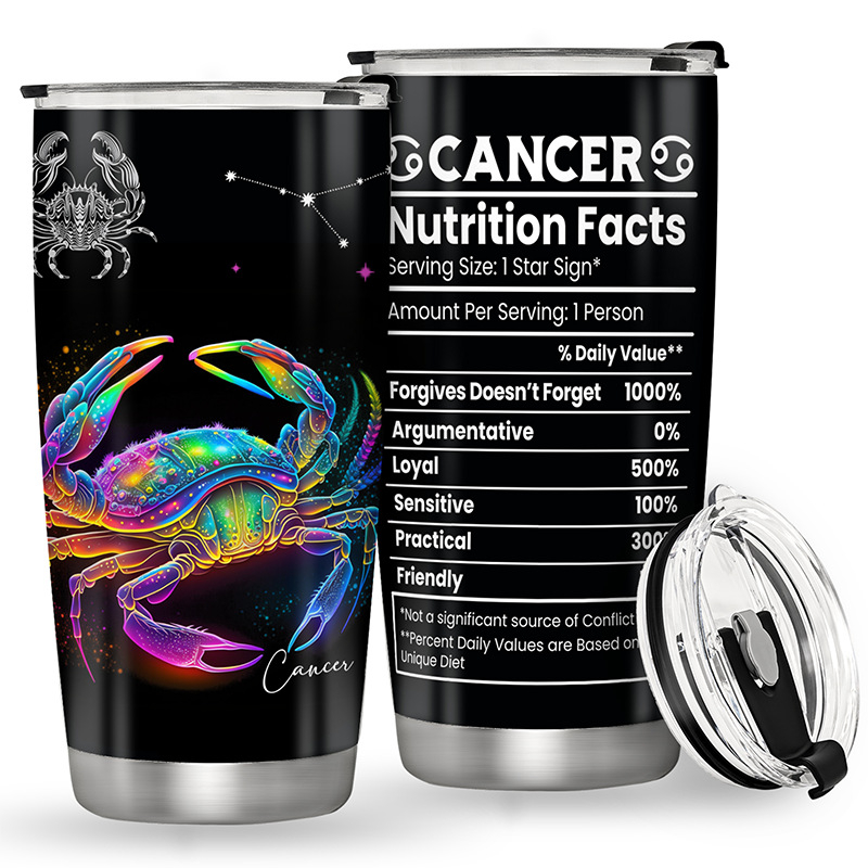 Εργοστάσιο Χονδρικής Xiyin Temu Εξαγωγή Δημοφιλές 12 Constellations 20oz Ποτήρι Αυτοκινήτου Διπλής Επίστρωσης 304 από Ανοξείδωτο Ατσάλι Θερμός