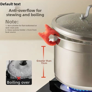 Βάση για φτυάρι λαχανικών χωρίς τρυπήματα, ράφι αποθήκευσης φτυαριού για κατσαρόλες με προστασία από υπερχείλιση, ράφι φτυαριού Little Devil