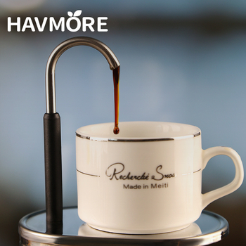 Нова кана за кафе от неръждаема стомана с единичен клапан, огъващ прът, мока кана, персонализирани кафе уреди, мока кана от неръждаема стомана 304