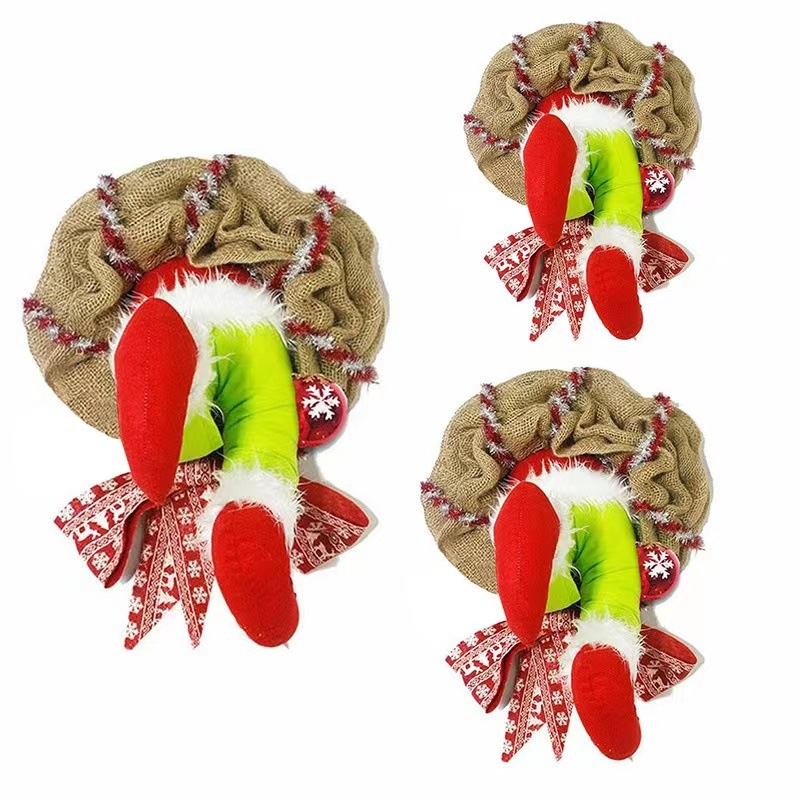 σε απόθεμα Χριστουγεννιάτικο Λουλούδι Κλέφτης Δημιουργικό Χριστουγεννιάτικο Στεφάνι Διακόσμηση Εξωτερικής Πόρτας Εορταστικά Σκηνικά Διακόσμηση Χριστουγεννιάτικο diy