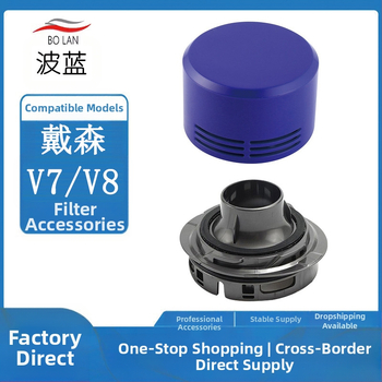 Tinka „Dyson V7/V8“ rankiniams belaidžiams dulkių siurbliams Priedai Variklis Variklio galinis dangtelis Galinis filtro elementas Priedai