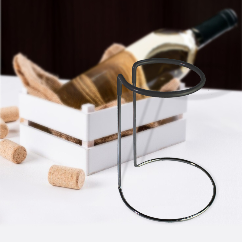 Kūrybinis namų dekanterio puodelio laikiklis, europietiško stiliaus taurė, krištolo stiklo vyno puodelio laikiklis, dekanterio laikiklis