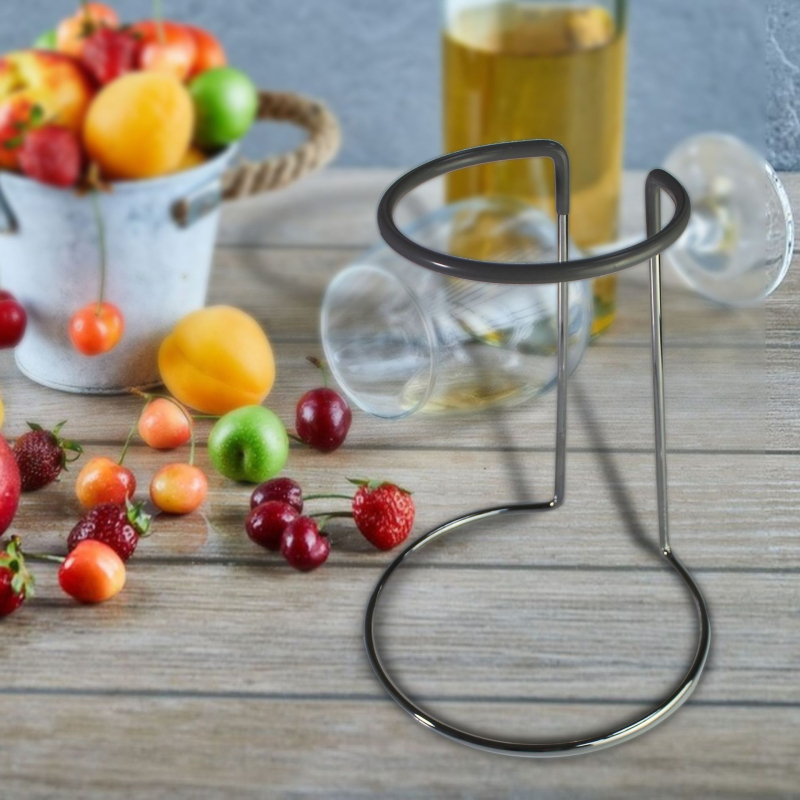 Kūrybinis namų dekanterio puodelio laikiklis, europietiško stiliaus taurė, krištolo stiklo vyno puodelio laikiklis, dekanterio laikiklis