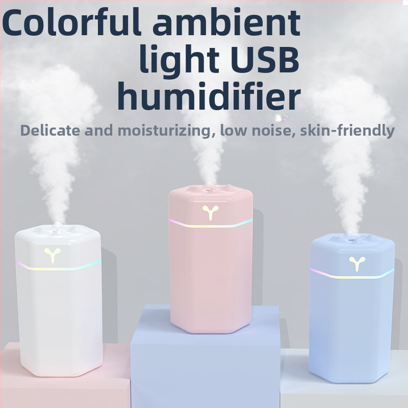 Nový mini domáci zvlhčovač vzduchu s USB zdrojom, darčekový zvlhčovač vzduchu od výrobcu, nový energetický zvlhčovač vzduchu do vozidla s tlačou