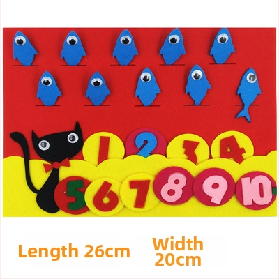 Παιχνίδια Γωνίας για Χώρο Δραστηριοτήτων Νηπιαγωγείου Σπιτικά Ψηφιακά Εκπαιδευτικά Παιχνίδια Βοηθήματα Διδασκαλίας Μη Υφαντό Τσόχα Χειροποίητα Υλικά