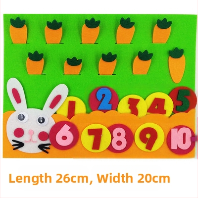 Παιχνίδια Γωνίας για Χώρο Δραστηριοτήτων Νηπιαγωγείου Σπιτικά Ψηφιακά Εκπαιδευτικά Παιχνίδια Βοηθήματα Διδασκαλίας Μη Υφαντό Τσόχα Χειροποίητα Υλικά