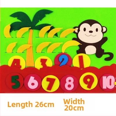 Παιχνίδια Γωνίας για Χώρο Δραστηριοτήτων Νηπιαγωγείου Σπιτικά Ψηφιακά Εκπαιδευτικά Παιχνίδια Βοηθήματα Διδασκαλίας Μη Υφαντό Τσόχα Χειροποίητα Υλικά