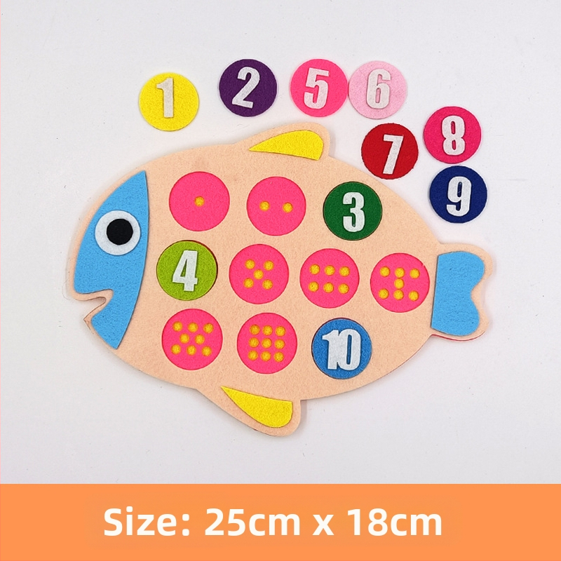 Παιχνίδια Γωνίας για Χώρο Δραστηριοτήτων Νηπιαγωγείου Σπιτικά Ψηφιακά Εκπαιδευτικά Παιχνίδια Βοηθήματα Διδασκαλίας Μη Υφαντό Τσόχα Χειροποίητα Υλικά