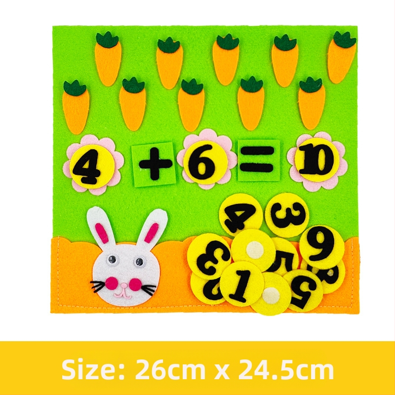 Παιχνίδια Γωνίας για Χώρο Δραστηριοτήτων Νηπιαγωγείου Σπιτικά Ψηφιακά Εκπαιδευτικά Παιχνίδια Βοηθήματα Διδασκαλίας Μη Υφαντό Τσόχα Χειροποίητα Υλικά