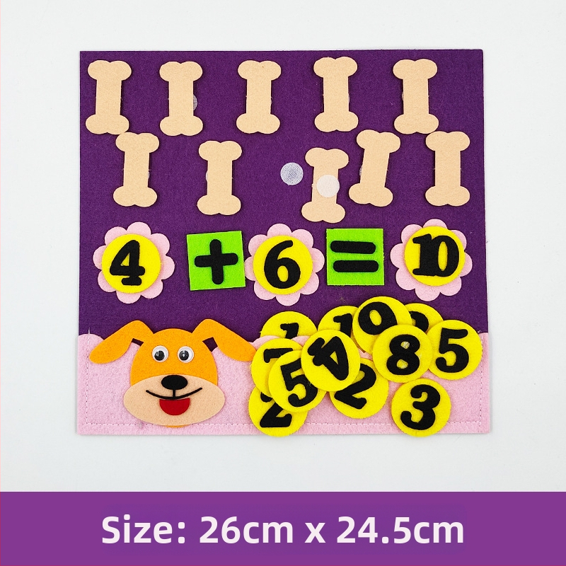 Παιχνίδια Γωνίας για Χώρο Δραστηριοτήτων Νηπιαγωγείου Σπιτικά Ψηφιακά Εκπαιδευτικά Παιχνίδια Βοηθήματα Διδασκαλίας Μη Υφαντό Τσόχα Χειροποίητα Υλικά