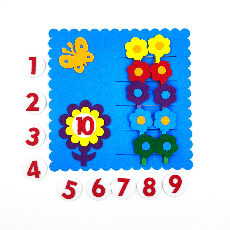 Παιχνίδια Γωνίας για Χώρο Δραστηριοτήτων Νηπιαγωγείου Σπιτικά Ψηφιακά Εκπαιδευτικά Παιχνίδια Βοηθήματα Διδασκαλίας Μη Υφαντό Τσόχα Χειροποίητα Υλικά