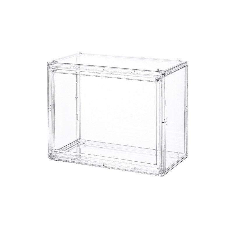 Vakdobozos tároló állvány Bubble Mate babakiállító doboz Átlátszó porálló hintaszekrény Lego kézi tárolódoboz