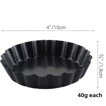 4 colių kiaušinių pyrago formos, tinkančios obuolių pyrago lėkštei, apvali, gyva dugnu, nėrinių kepimo pyrago forma, mini kepimo skarda orkaitėje