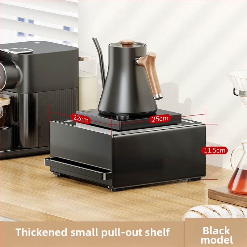 Köögikohvimasina hoiuriiul Multifunktsionaalne veekeetja hoiuriiul Väljatõmmatav teekotike Kapslikohvi hoiukarp