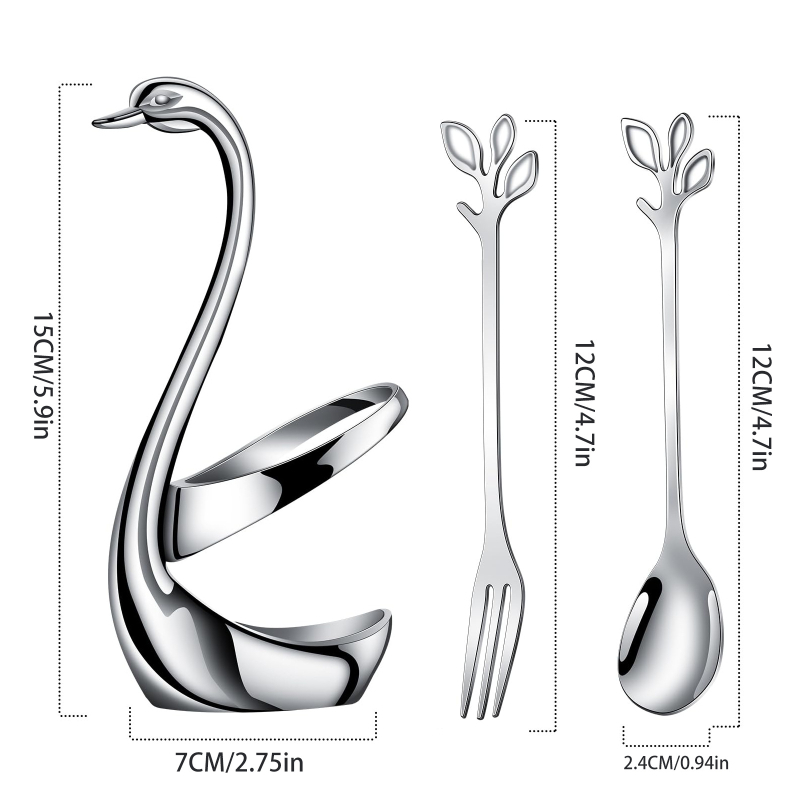 „Cynus“ cinko lydinio vaisinė šakutė, vaisinis šaukštas, kostiumo pagrindas, madingi vakarietiški stalo įrankiai, kavos šaukštas, kūrybingi stalo įrankiai
