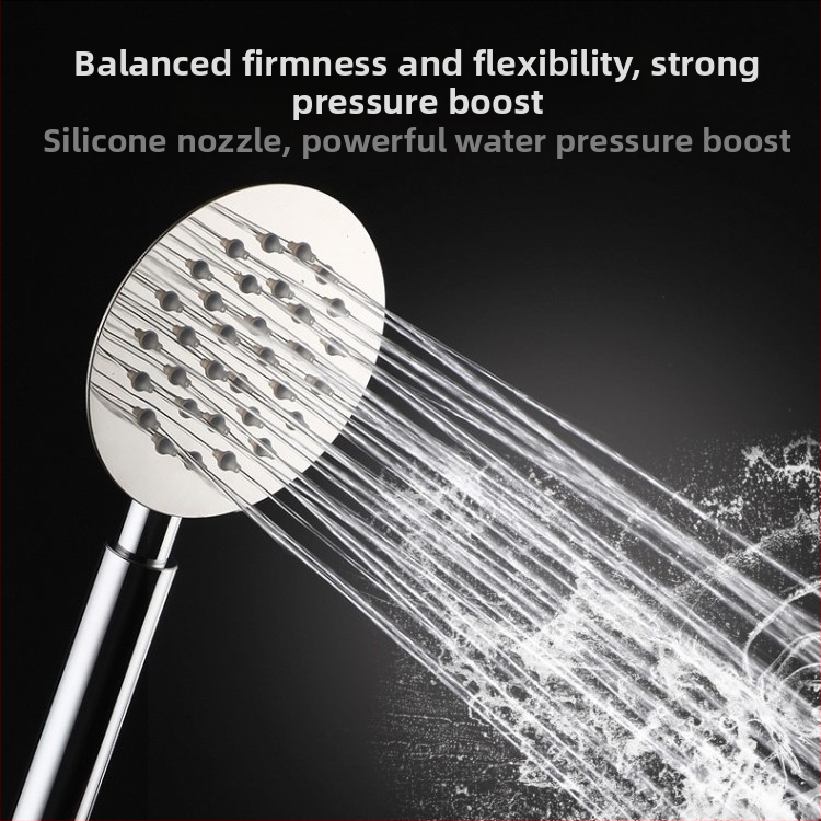 Varinė dušo galvutė Varinė rankinė slėginė dušo galvutė Cilindrinė rankinė dušo galvutė Varinė rankinė dušo galvutė