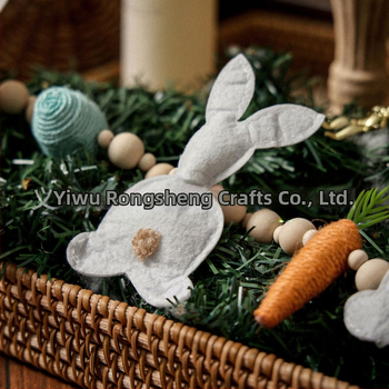 Πασχαλινή γιρλάντα με χάντρες, μήκους 2 ποδιών, ιδέα για δώρο, γιρλάντες με χάντρες σε σχήμα λαγουδάκι του Πάσχα