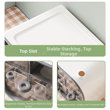 Επιτραπέζιο κουτί αποθήκευσης με 7 συρτάρια, πολυλειτουργικό κουτί φινιρίσματος επιφάνειας, διάφορα είδη κοσμημάτων, διαφανές κουτί, θήκη για στυλό φοιτητών