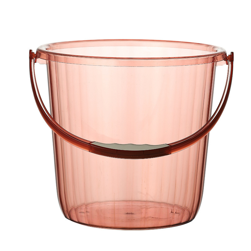 Studentų bendrabučio plastikinis kibiras, pagilintas, sutirštintas, didelis nešiojamas kibiras, buitinis PET skaidrus skalbinių kibiras, didmeninė prekyba, nėra