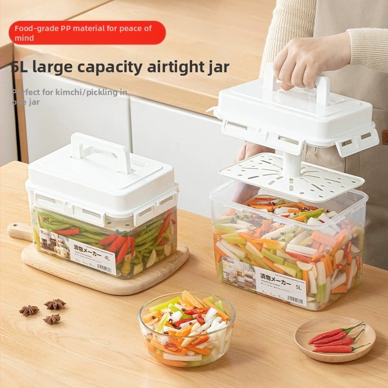 Lõuna-Korea hapukurgipurk hapukurgipurk läbipaistev hapukurgipurk säilitushapukurgipurk hapukurgipurk sisemise kaanega presstihendiga purk