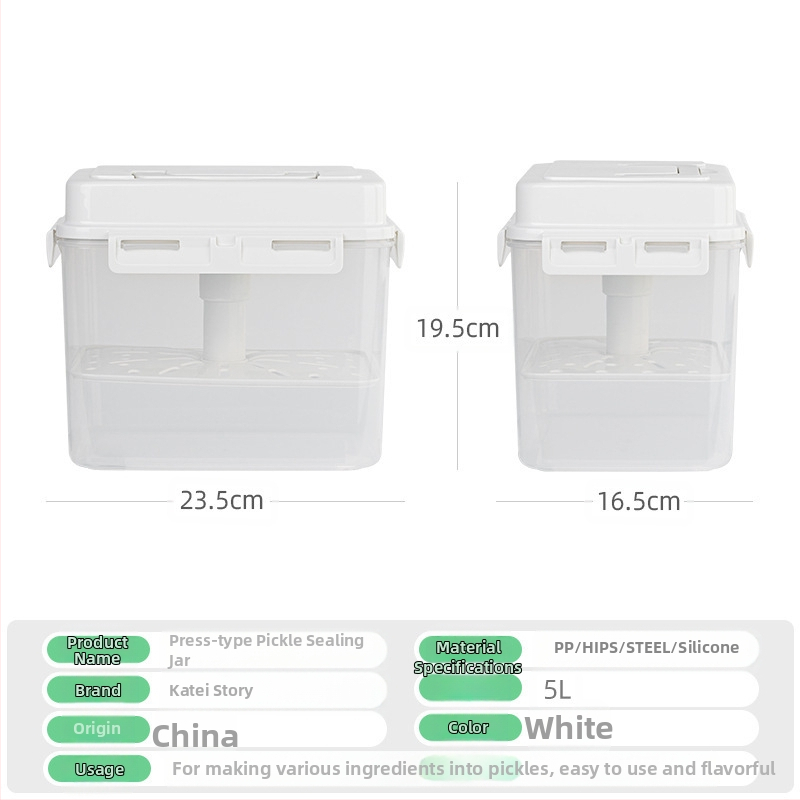 Lõuna-Korea hapukurgipurk hapukurgipurk läbipaistev hapukurgipurk säilitushapukurgipurk hapukurgipurk sisemise kaanega presstihendiga purk