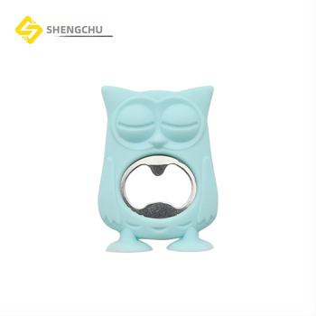 Δημιουργικό ανοιχτήρι μπουκαλιών σιλικόνης με κινούμενα σχέδια, ανοιχτήρι κονσερβών από ανοξείδωτο ατσάλι, ανοιχτήρι μπουκαλιών από ανοξείδωτο ατσάλι