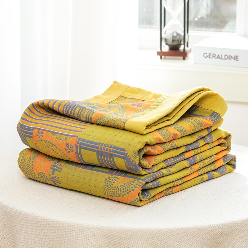 Sindziango medvilninis šešių sluoksnių marlės aukštos kokybės vilnonis rankšluostis, grynos medvilnės, vasarinis, plonas, vienvietis/dvivietis, europietiško stiliaus, pilnai medvilninis oro kondicionieriaus užvalkalas