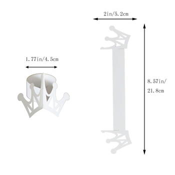 Трансгранична европейска и американска сватбена партия Светлоотразителна катарама за салфетки със златна корона Хотелска хартиена салфетка Пръстен за хартиени катарами Фабрика на склад