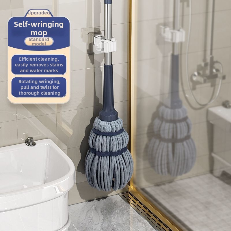 Rankomis veržiama vandens šluostė, senamadiška buitinė tingiai besisukanti grindų šluostė, itin sugerianti, be rankų, valo, sausai ir šlapiai, dvejopo naudojimo