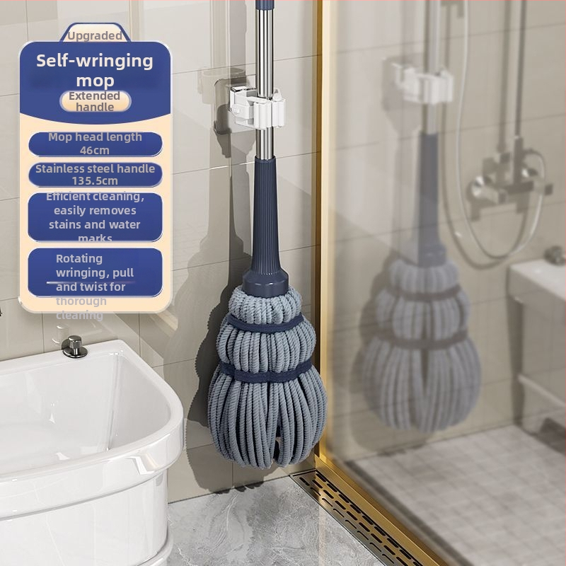 Rankomis veržiama vandens šluostė, senamadiška buitinė tingiai besisukanti grindų šluostė, itin sugerianti, be rankų, valo, sausai ir šlapiai, dvejopo naudojimo