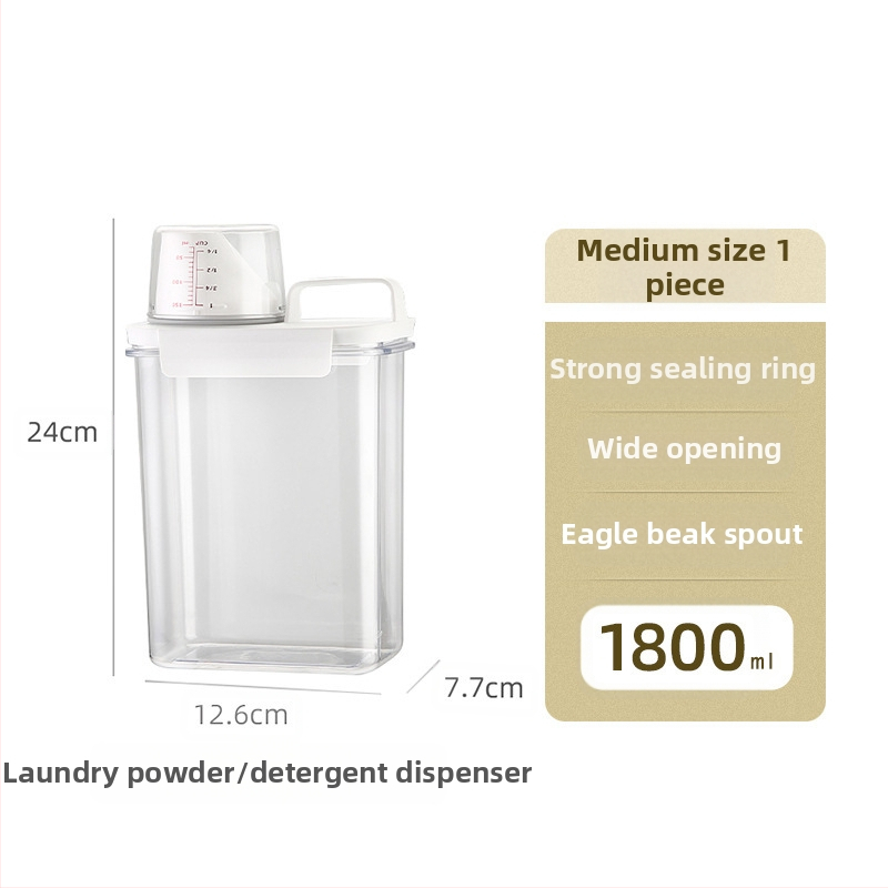 Japoniška skalbinių ploviklio laikymo dėžė vonios kambariui, skalbinių ploviklio laikymo bakelis, permatoma akrilinė dėžutė namams, kasdieniai reikmenys