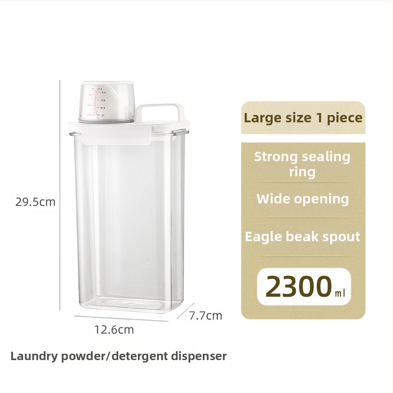 Japoniška skalbinių ploviklio laikymo dėžė vonios kambariui, skalbinių ploviklio laikymo bakelis, permatoma akrilinė dėžutė namams, kasdieniai reikmenys